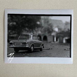 Mini Vintage Benz I - Darkroom Film Photography Print